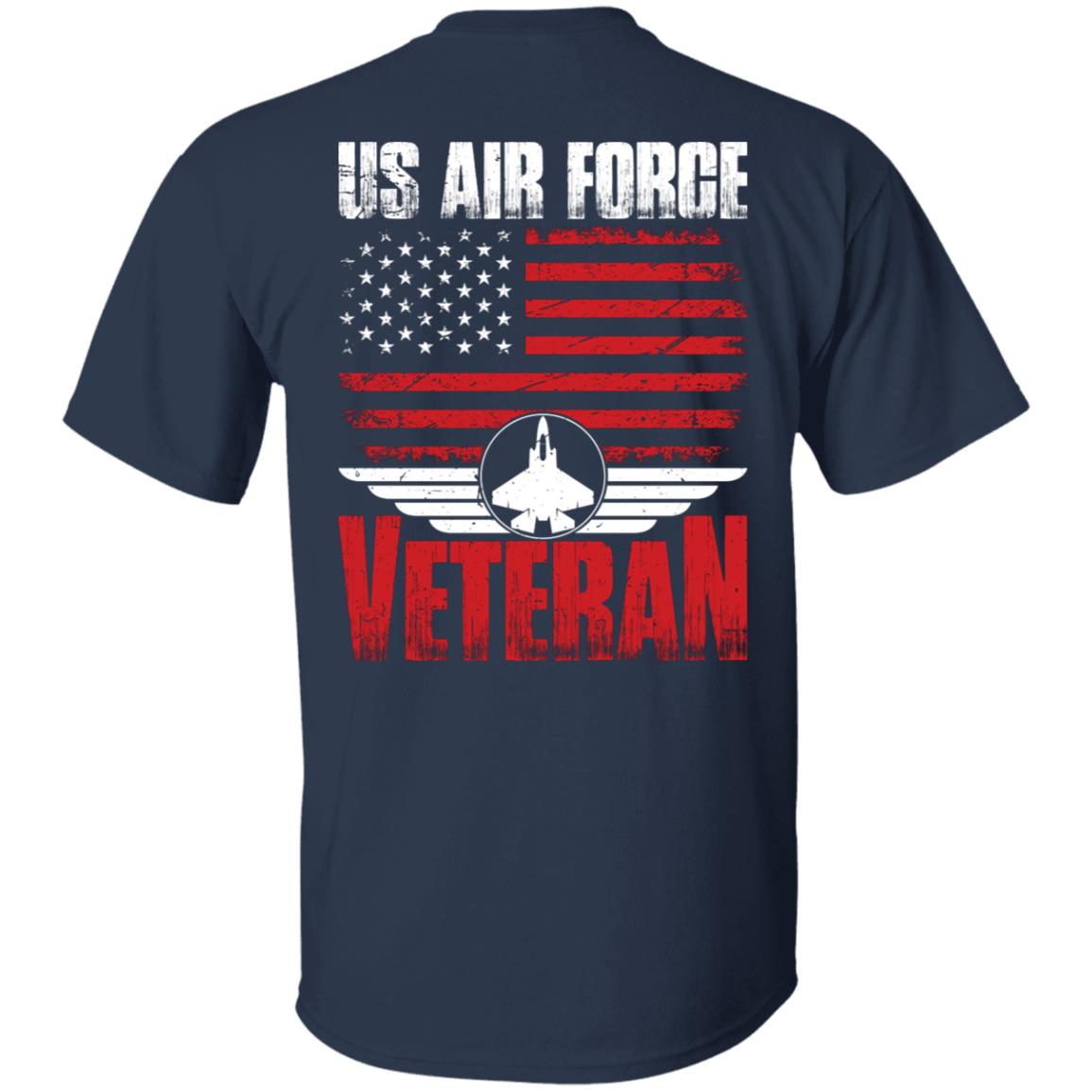 US Air Force Veteran USA Flag Veteran Shirt