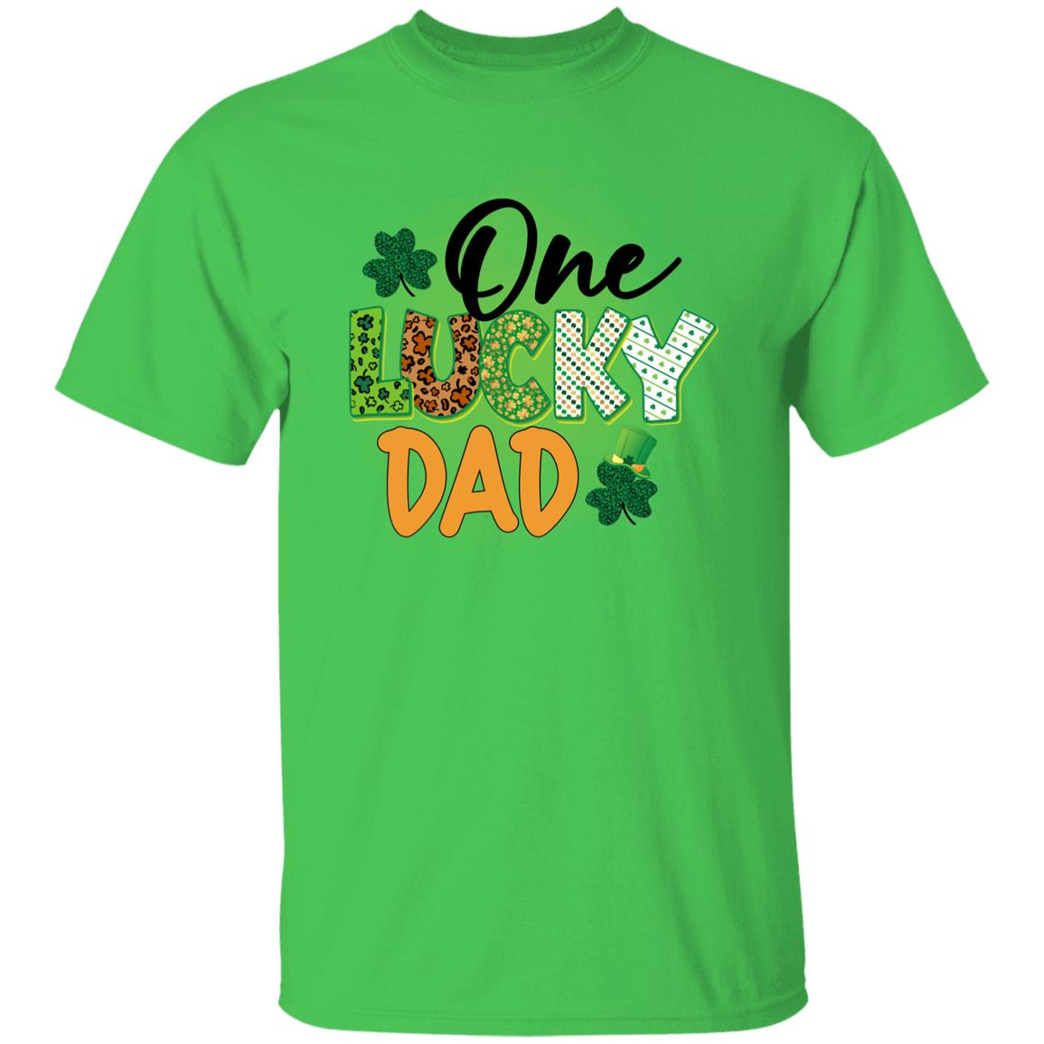 One Lucky Dad St Patricks Day Shirt
