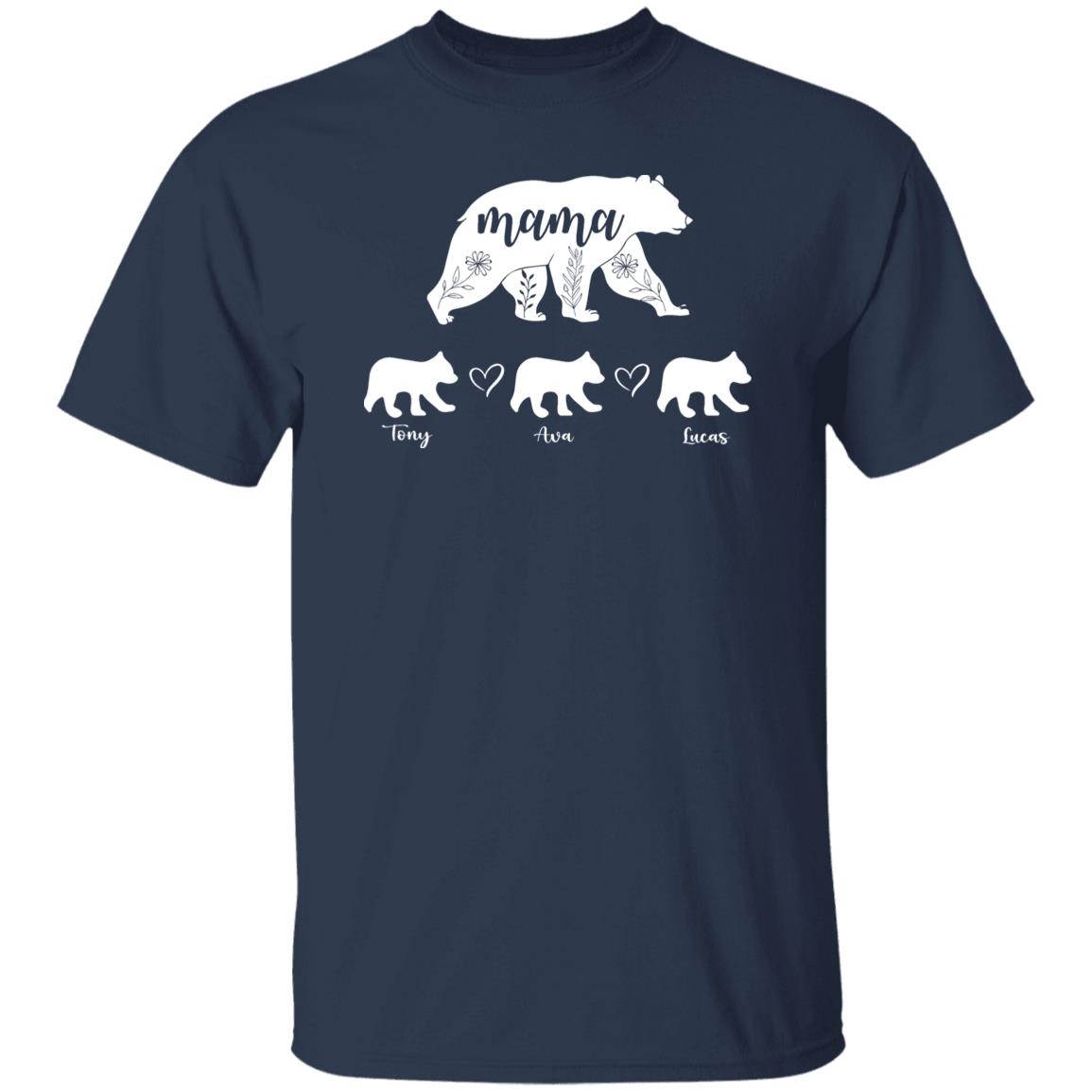 Mama Bear Personalized Gift Shirt For Mothers Day