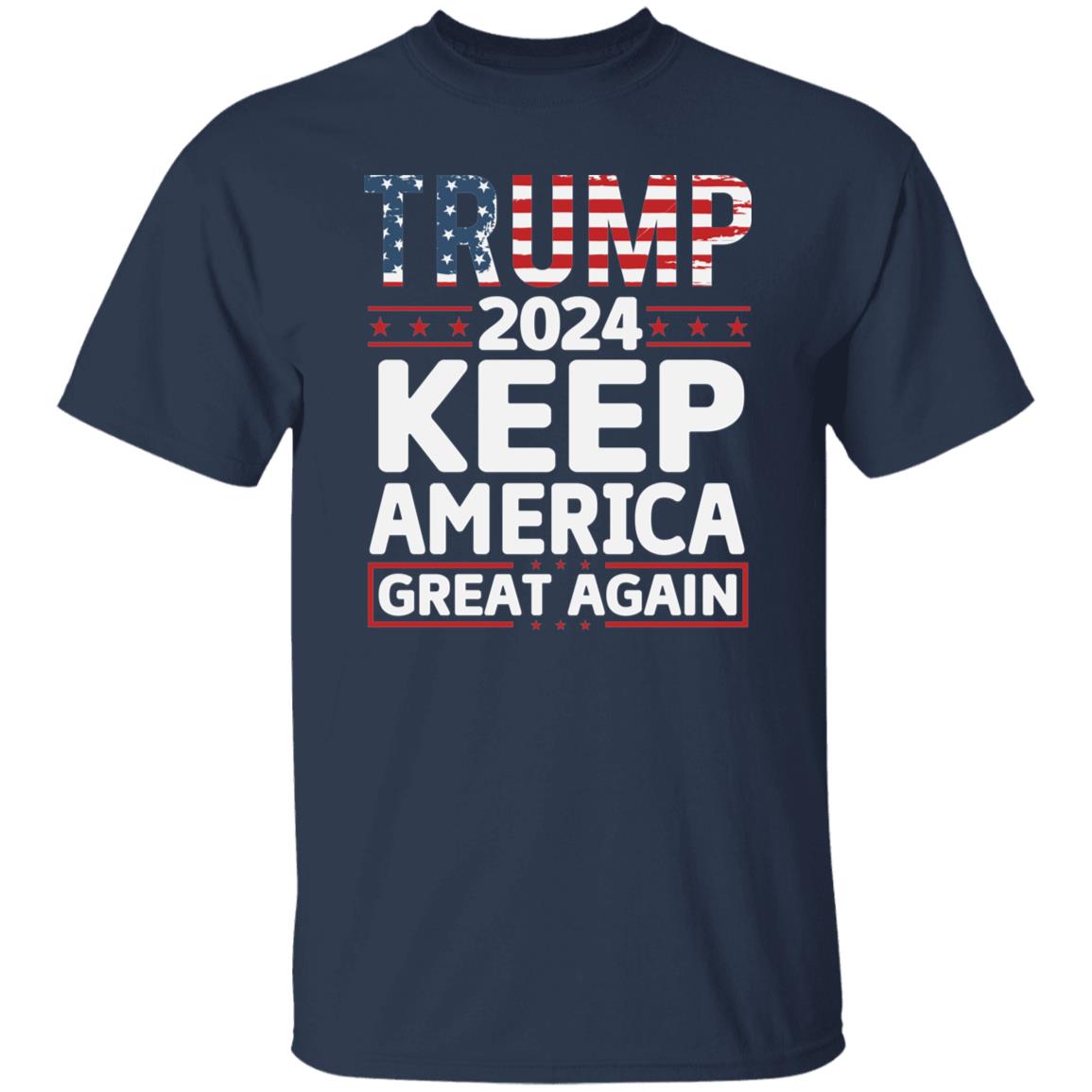 2024 Keep America Great Again US Flag Gift Shirt