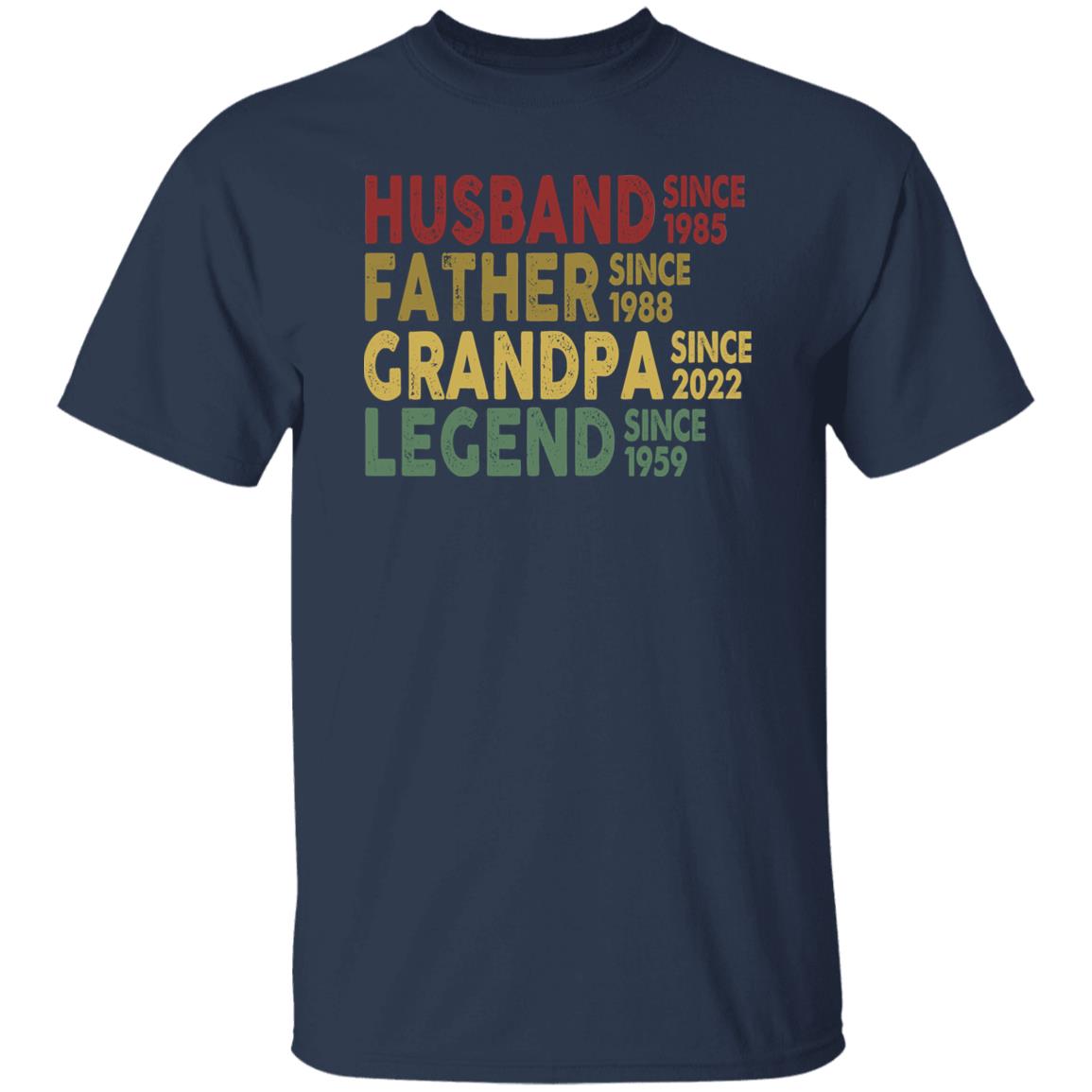Personalized Grandpa Legend Vintage Shirt For Fathers Day