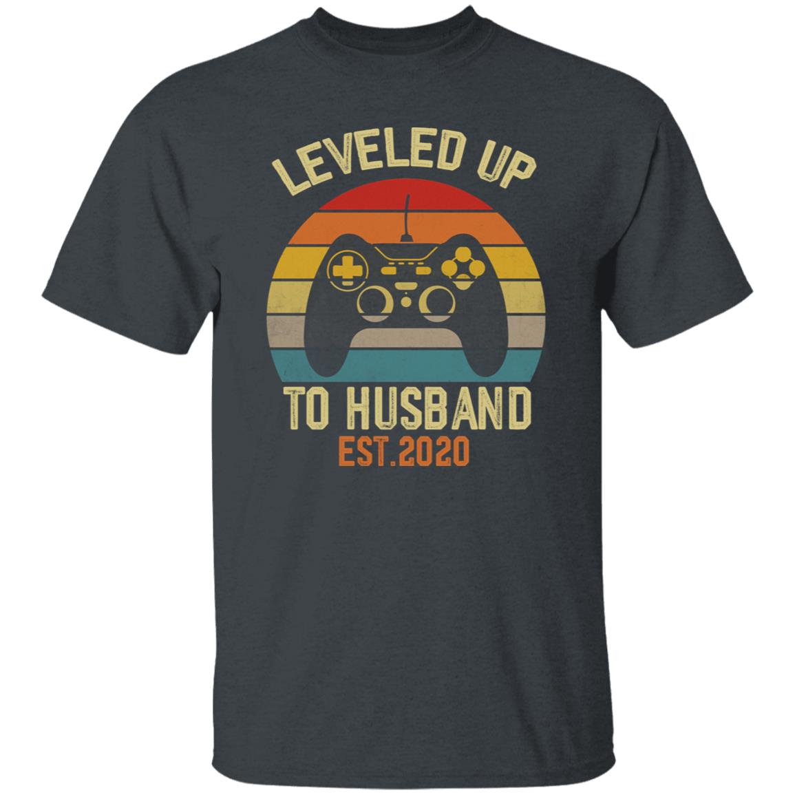 Personalized Leveled Up To Husband Gift Shirt