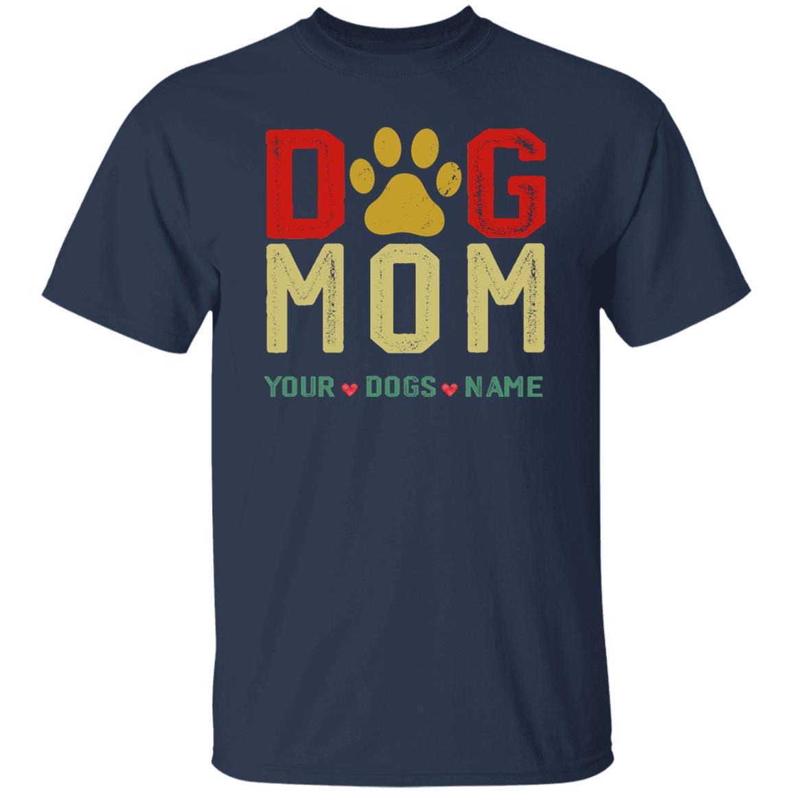 Customized Dog Mom Shirt with Dog Names Gift