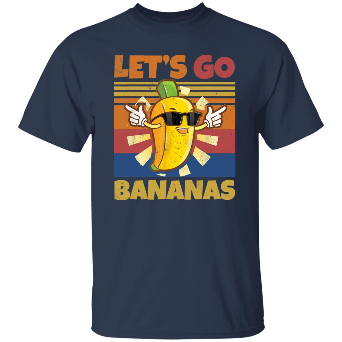 Retro Banana Meme Let's Go Bananas Shirt