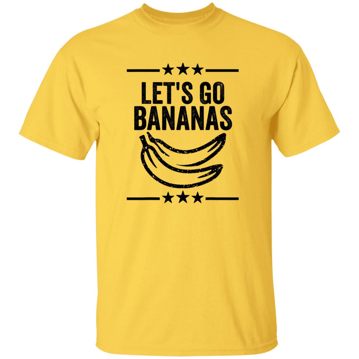 Funny Let's Go Bananas Distressed Grunge Meme Shirt