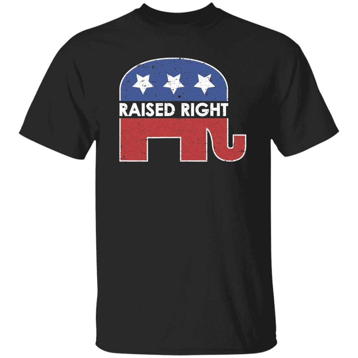 Raised Right Elephant Trump 2024 Shirt
