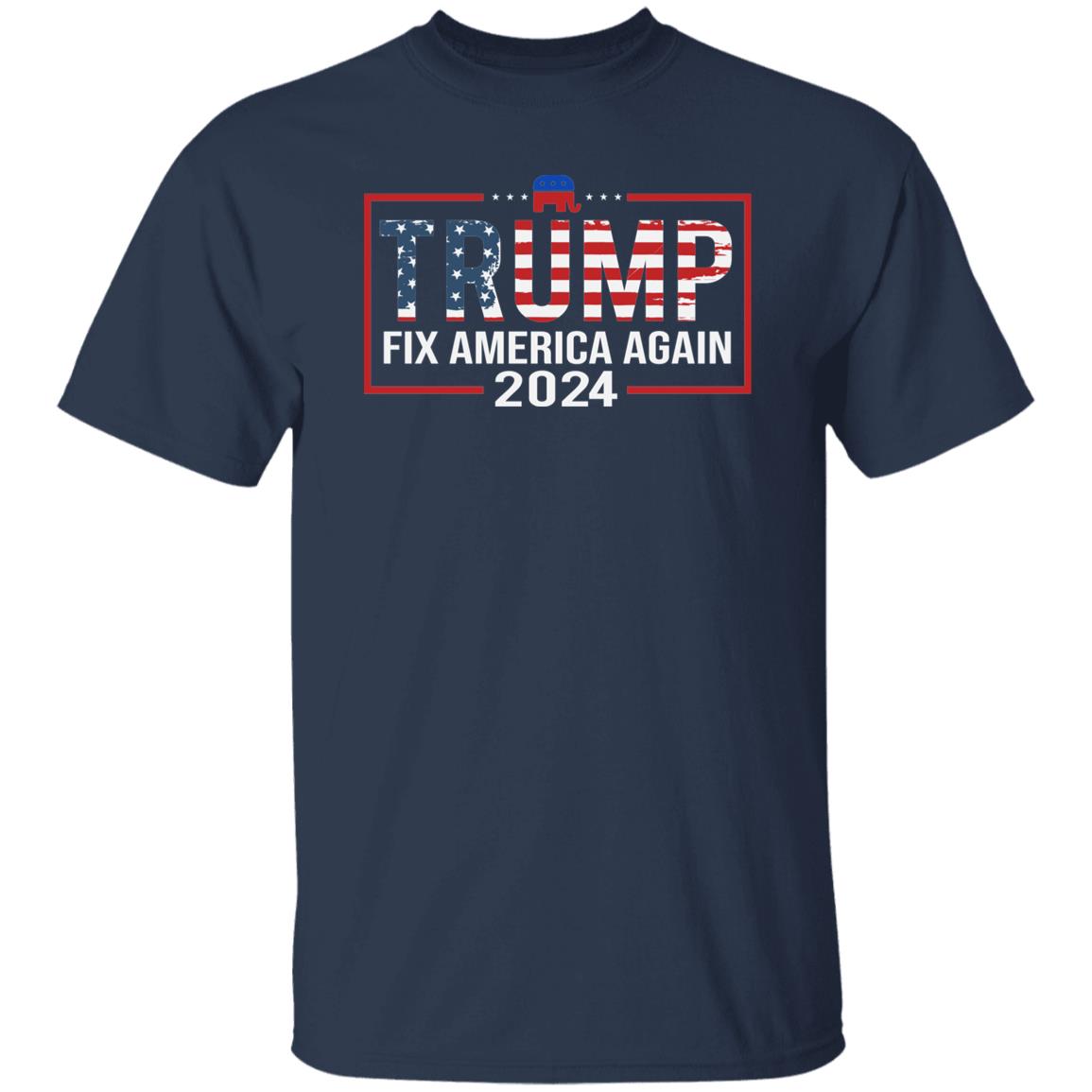 Trump Fix America Again 2024 President Shirt For Supporters