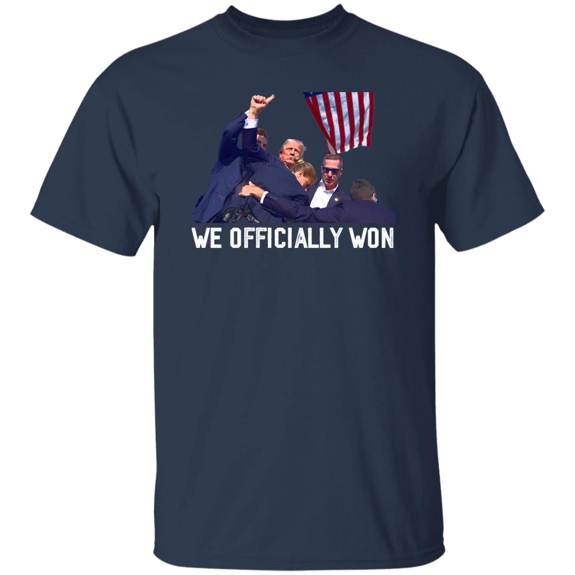 We Officially Won Trump 14 July 2024 Shirt