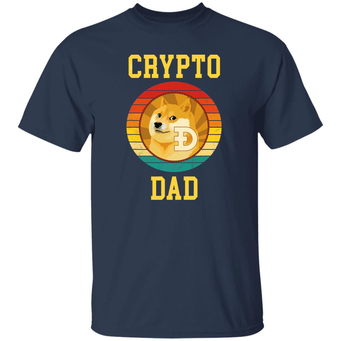 Crypto Dad Traders Vintage Style Shirt