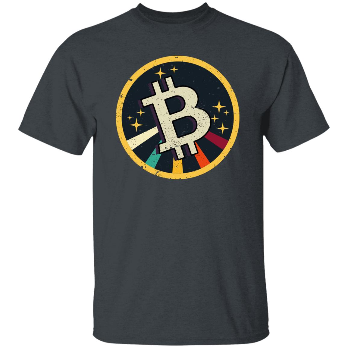 Retro Bitcoin BTC Cryptocurrency Shirt