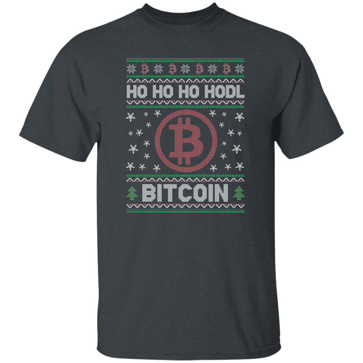 Ho Ho Ho Hodl Bitcoin BTC Ugly Christmas Shirt