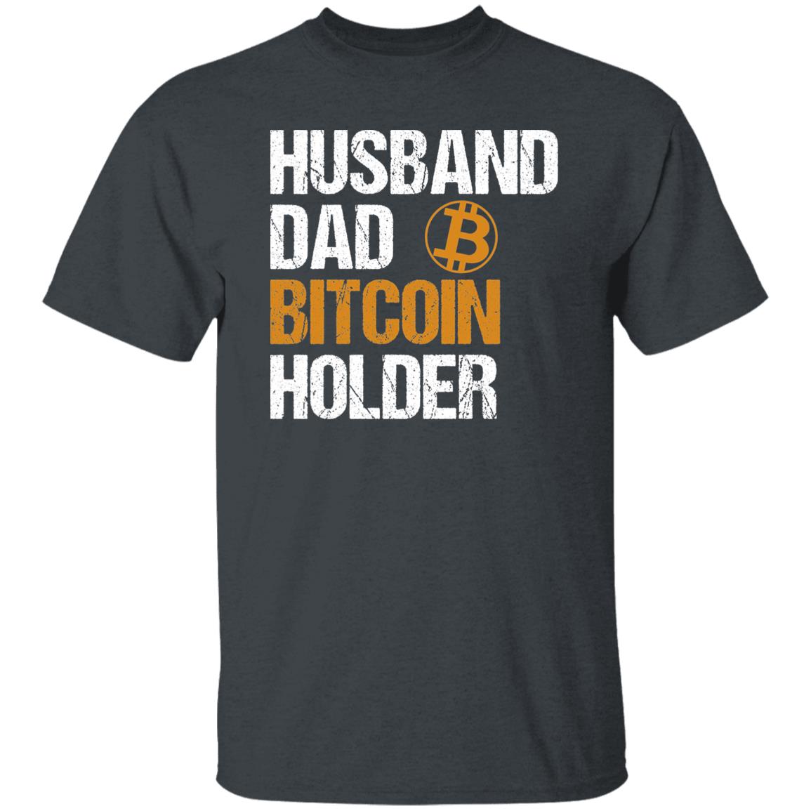 Husband Dad Bitcoin Holder Vintage Shirt For Crypto Enthusiast