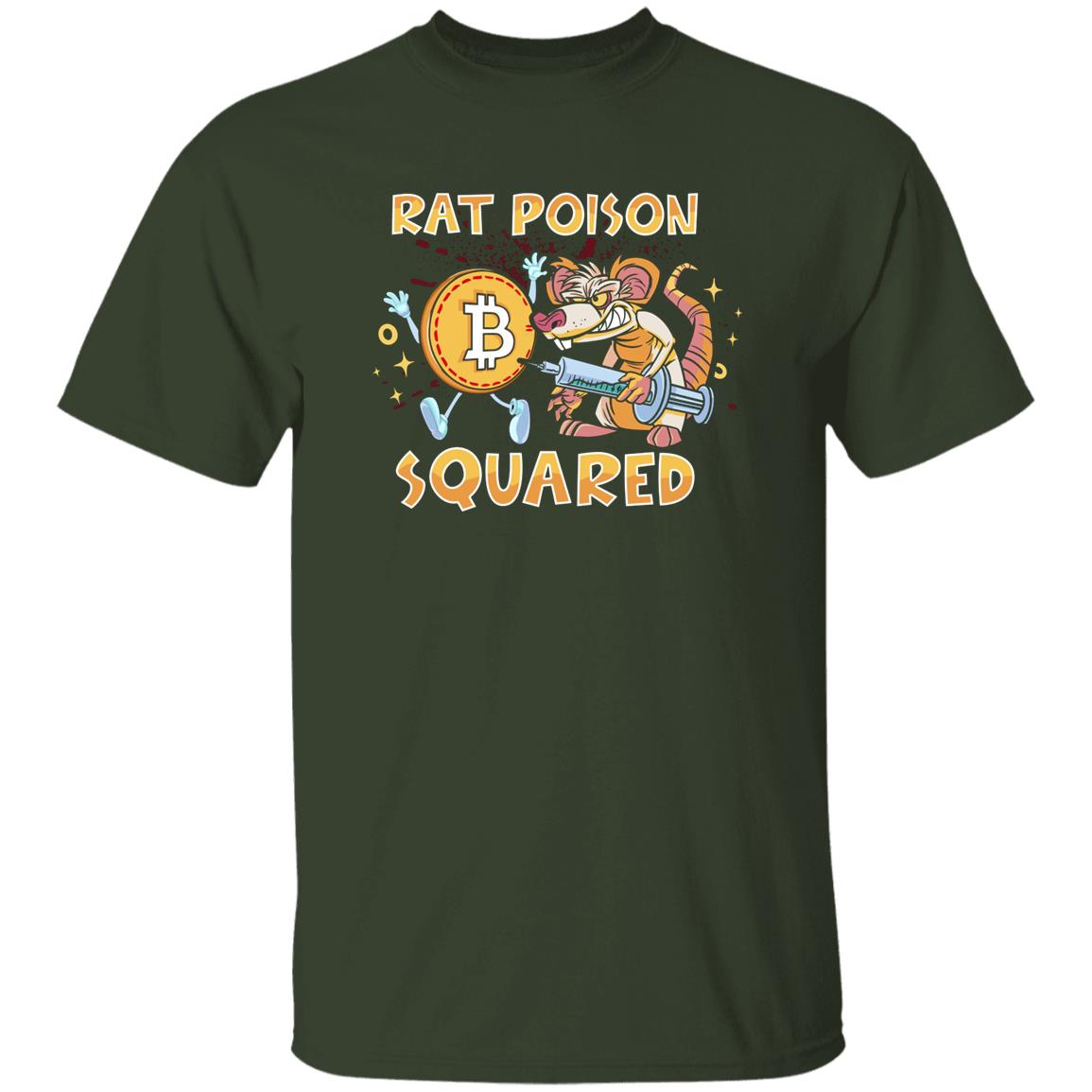 Rat Poison Squared Bitcoin Crypto Funny Shirt