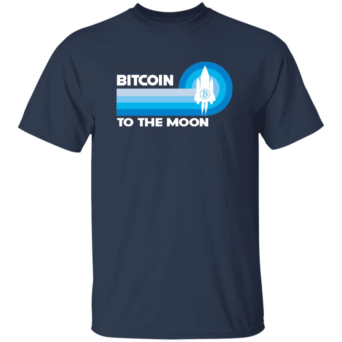 Bitcoin To The Moon Crypto Shirt BTC Crypto Enthusiast Shirt
