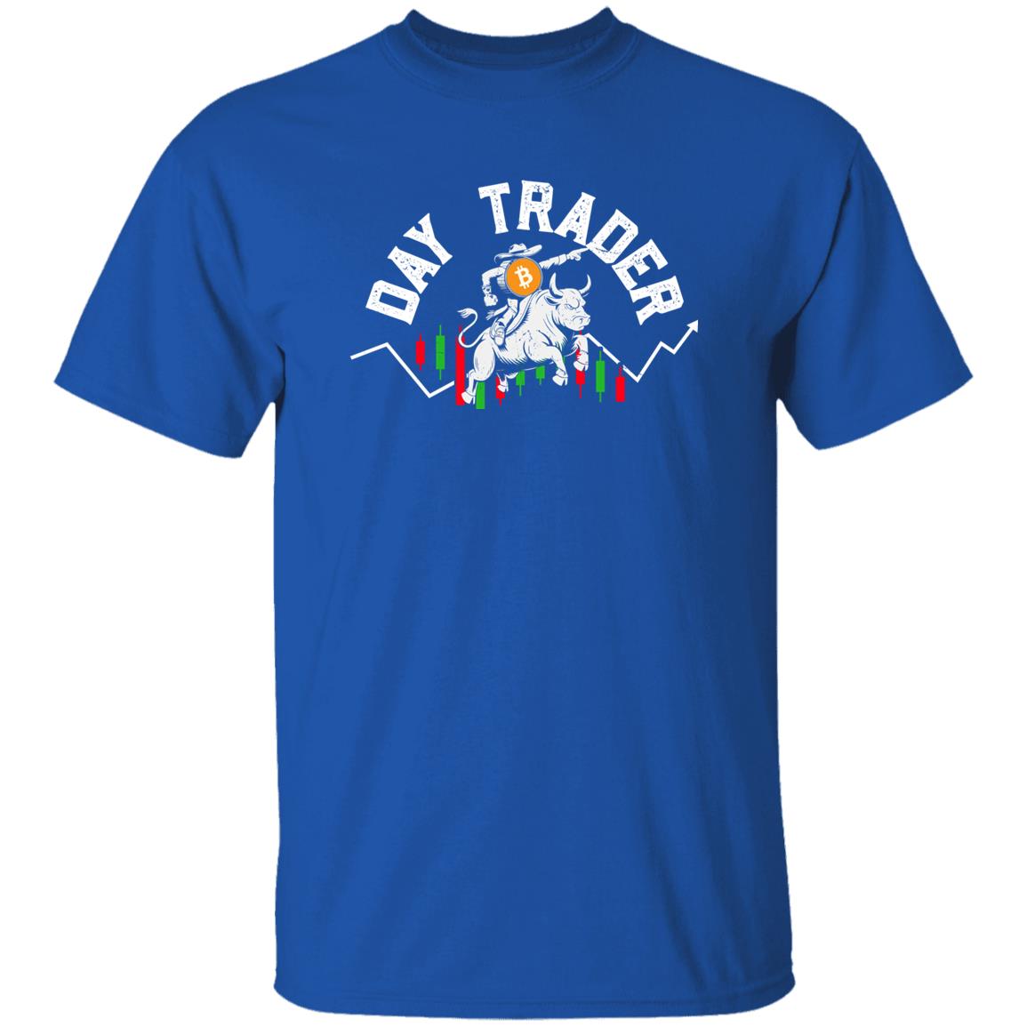 Bitcoin Day Trader Shirt Funny Crypto Trading Tee for BTC Investors