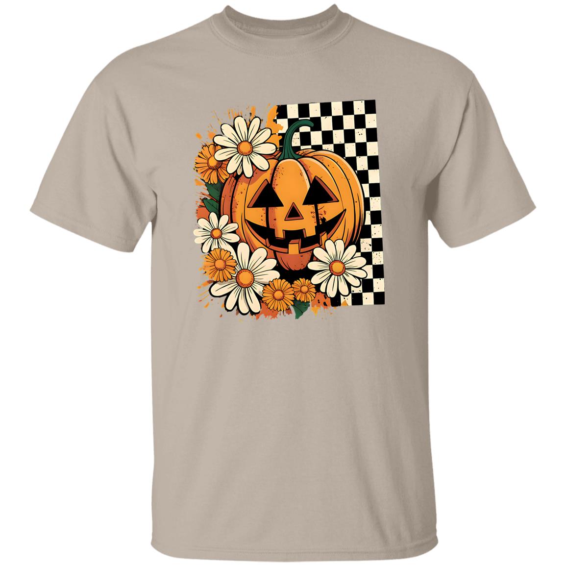 Floral Fall Pumpkin Tshirt Cute Autumn Graphic Tee