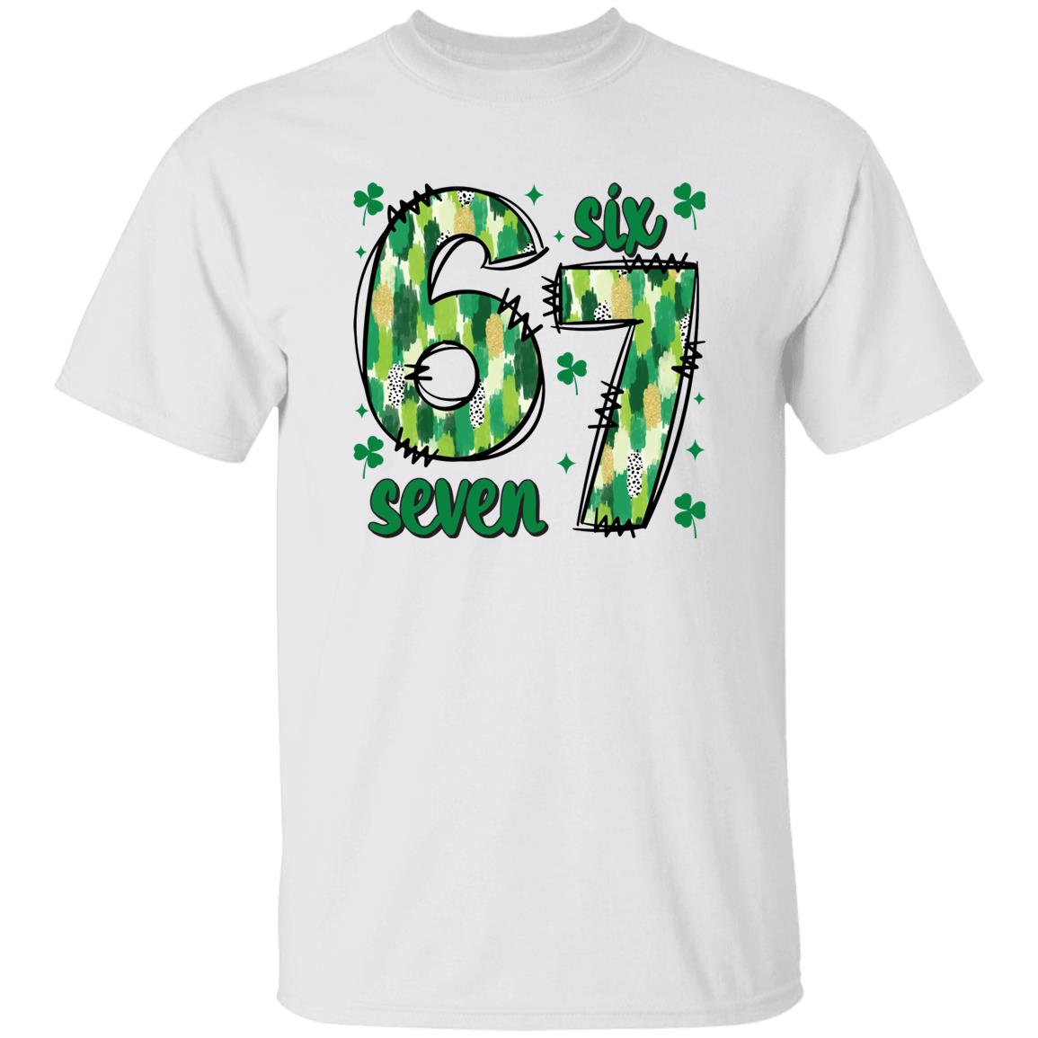 67 Shamrocks St Patricks Day T Shirt Festive Green Tee 67 Shamrocks Unisex T-Shirt, St Patricks Day festive green tee