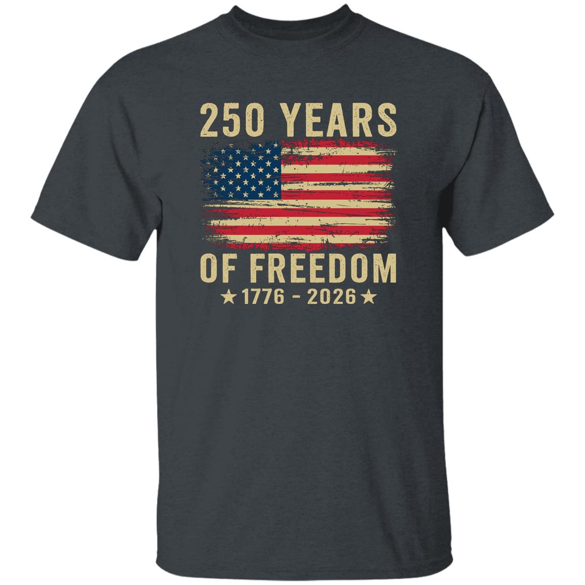 250 Years of Freedom T-Shirt – Vintage Patriotic American Anniversary Shirt 250 Years of Freedom T-Shirt – unisex navy t-shirt vintage patriotic American anniversary tee